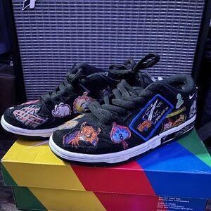 Nike Sb Dunk Low Neckface Patchwork Sneakers